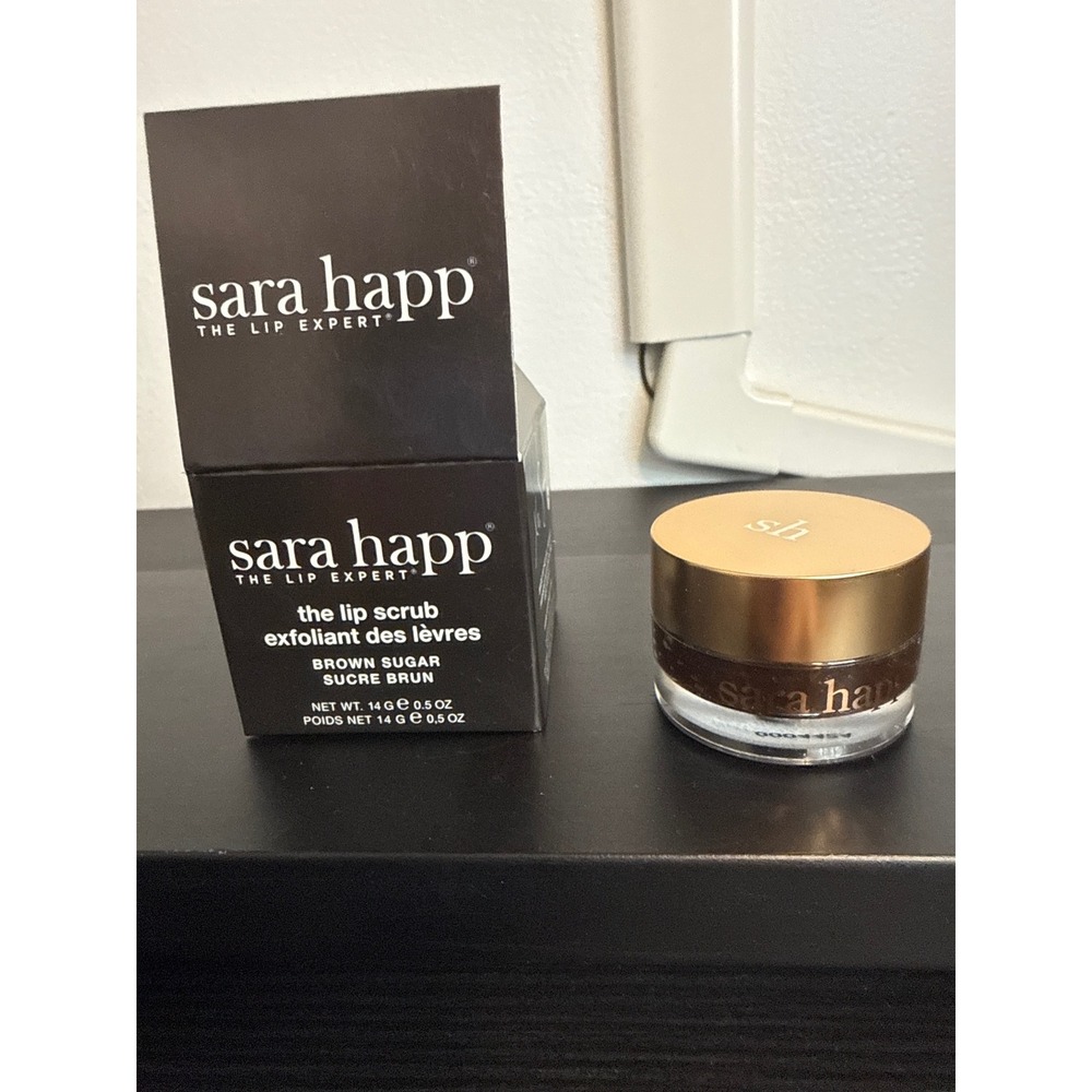 Sara Happ The Lip Scrub Brown Sugar Exfoliant‎ 0.5 oz New in Box